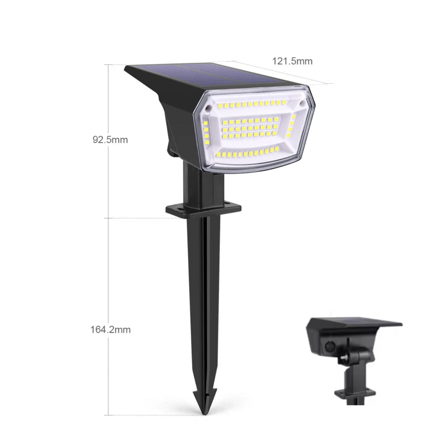 Projecteur solaire à planter - éclairage orientable - série ambiance