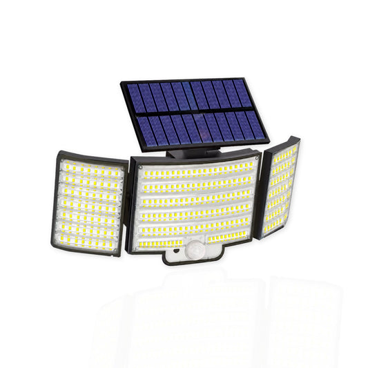 Projecteur solaire - triple panneau orientable -série sécurité