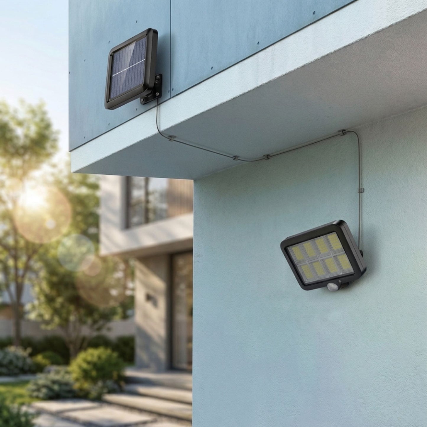 Projecteur solaire orientable - Détection de mouvement - Série sécurité