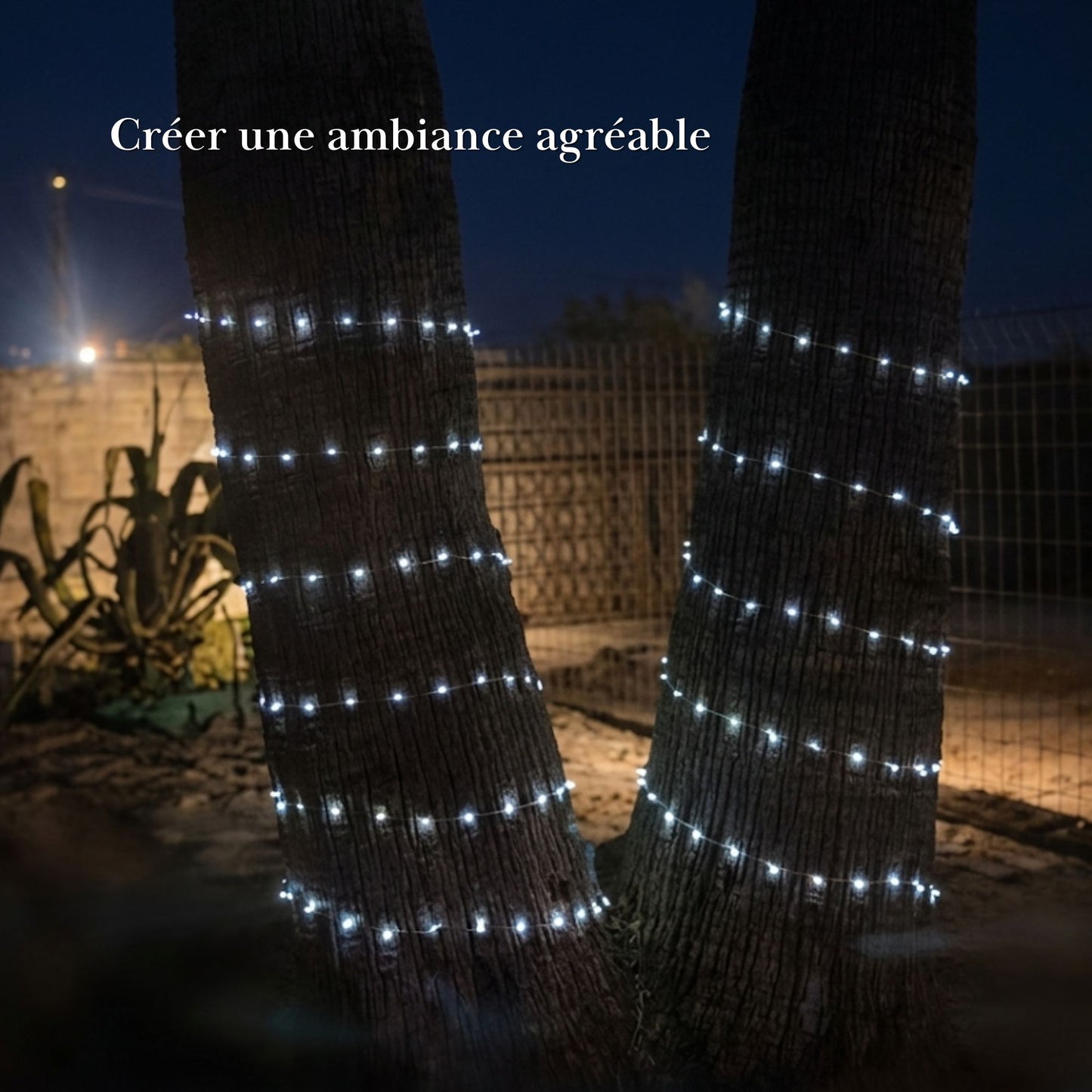 Guirlande solaire - décoration extérieure - série ambiance