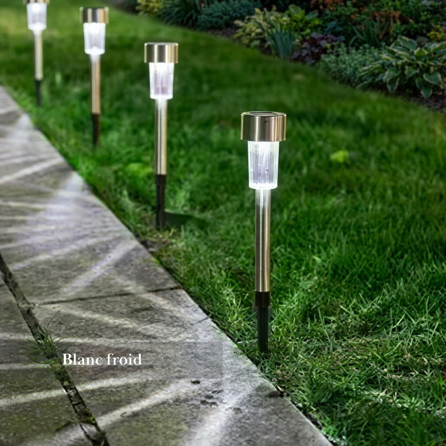 Lampes solaires de jardin - effet étoilé - série ambiance