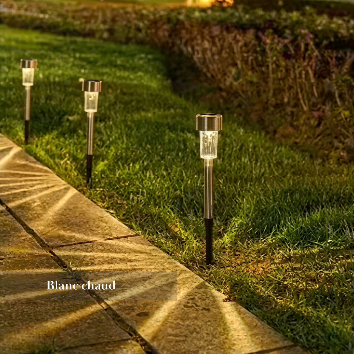 Lampes solaires de jardin - effet étoilé - série ambiance