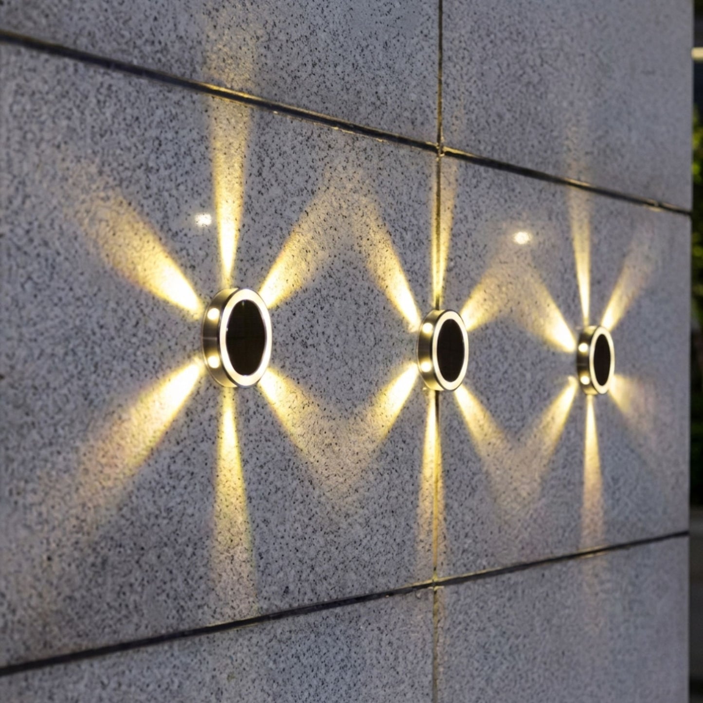 Spot solaire de sol (Lot de 4) - éclairage décoratif - série ambiance