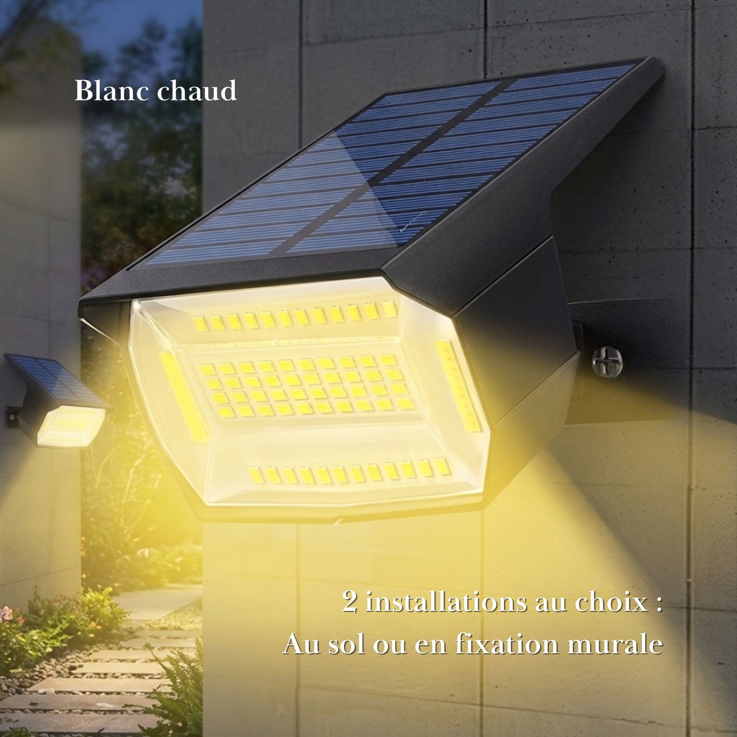 Projecteur solaire - éclairage orientable - série performance