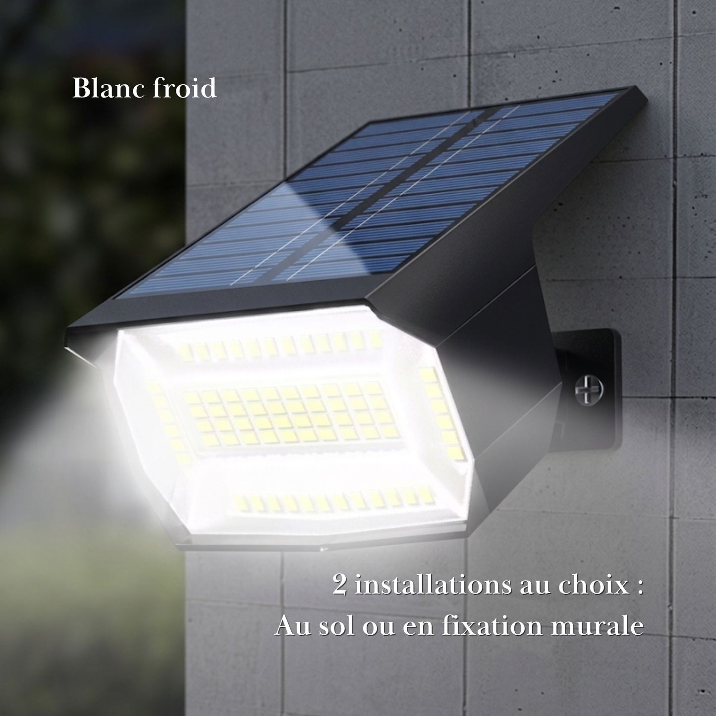 Projecteur solaire - éclairage orientable - série performance