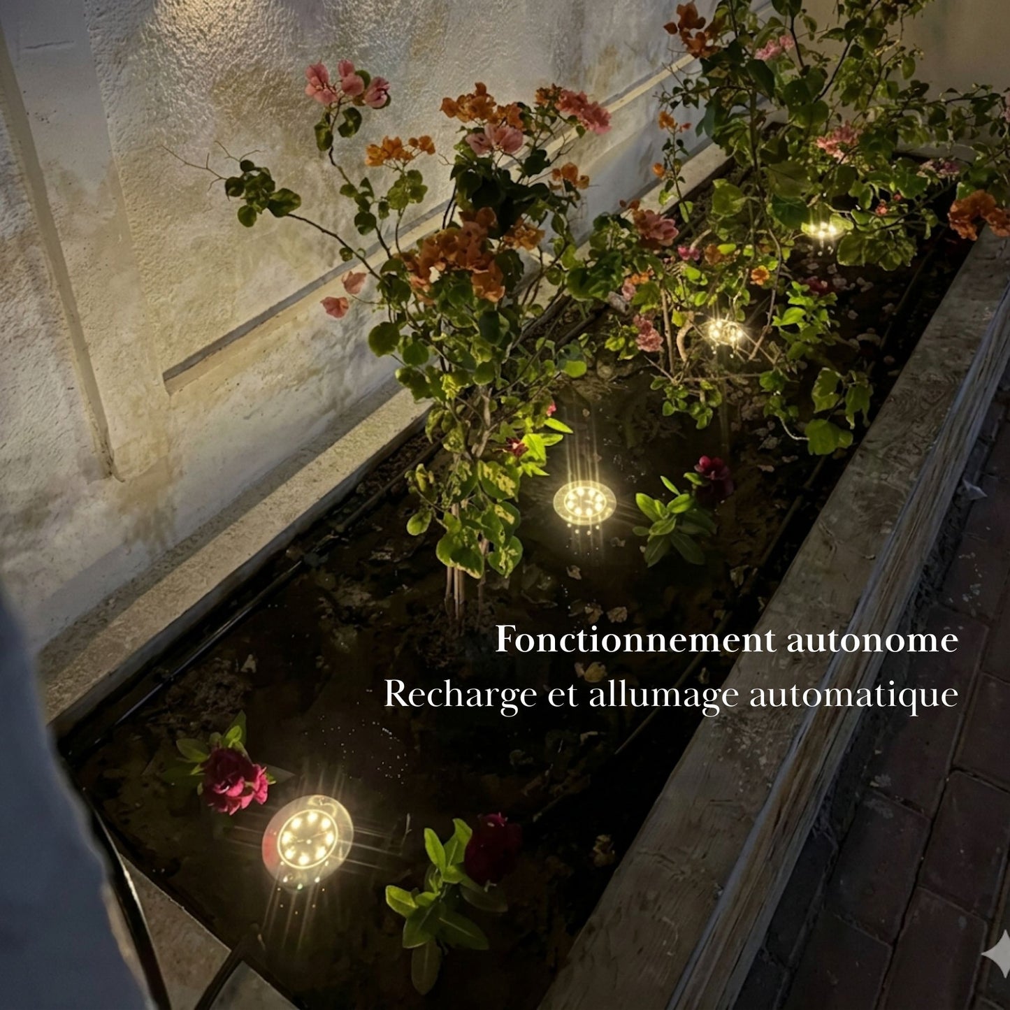 Spot solaire encastrable - éclairage de sol - série balisage