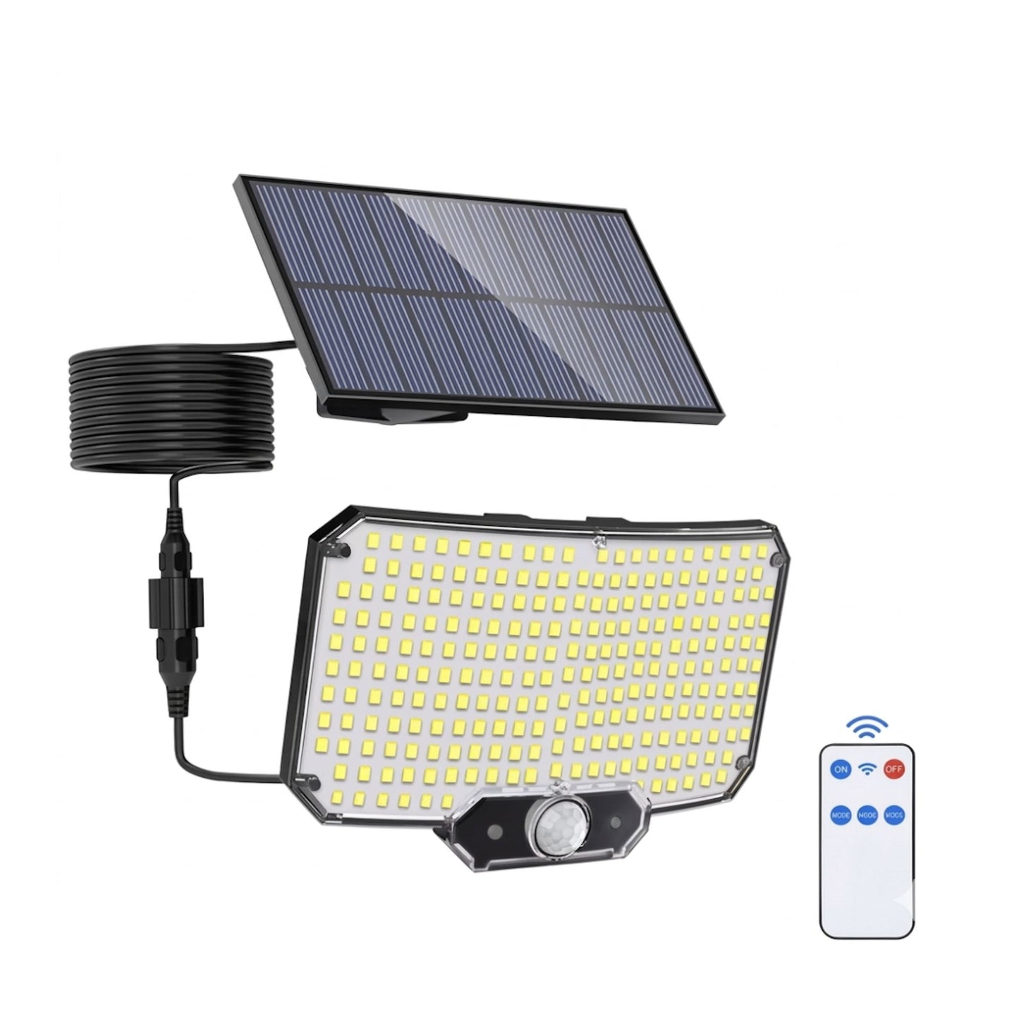 Projecteur solaire Led avec détection de mouvement - Série sécurité