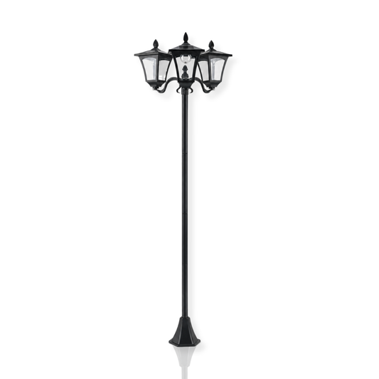 Lampadaire solaire - design lanterne - Série classique