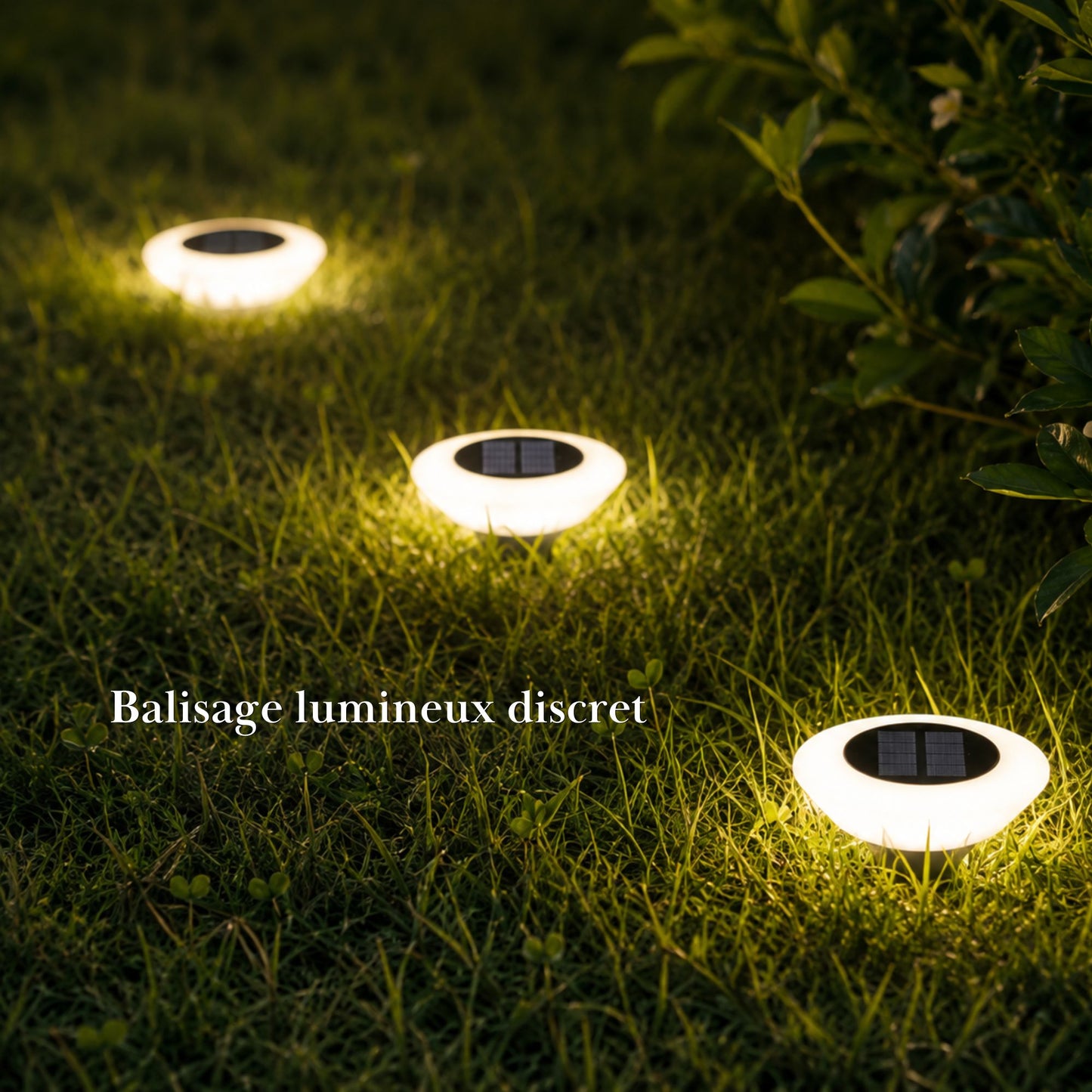 Spot solaire de sol - éclairage d'allée - série balisage